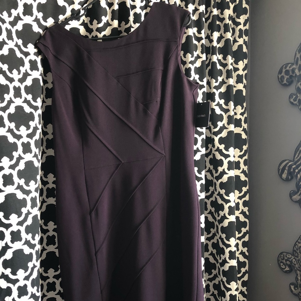 Ellen Tracy Eggplant Dress